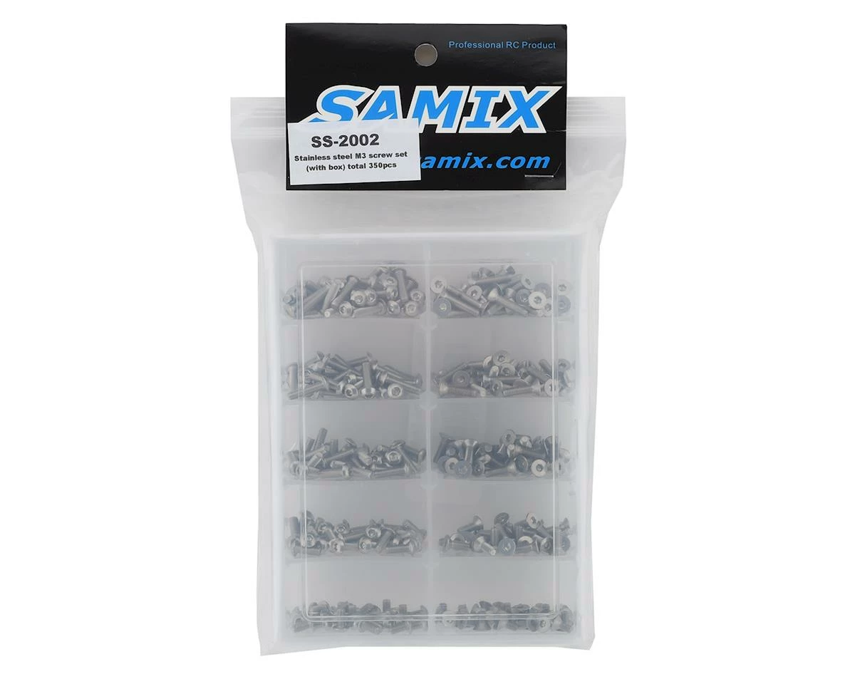 Deals π Samix Stainless Steel M3 Screw Set w/Storage Box (350) (Flat Head/Button Head) βοΈ 2 Deals π Samix Stainless Steel M3 Screw Set w/Storage Box (350) (Flat Head/Button Head) βοΈ - Image 2