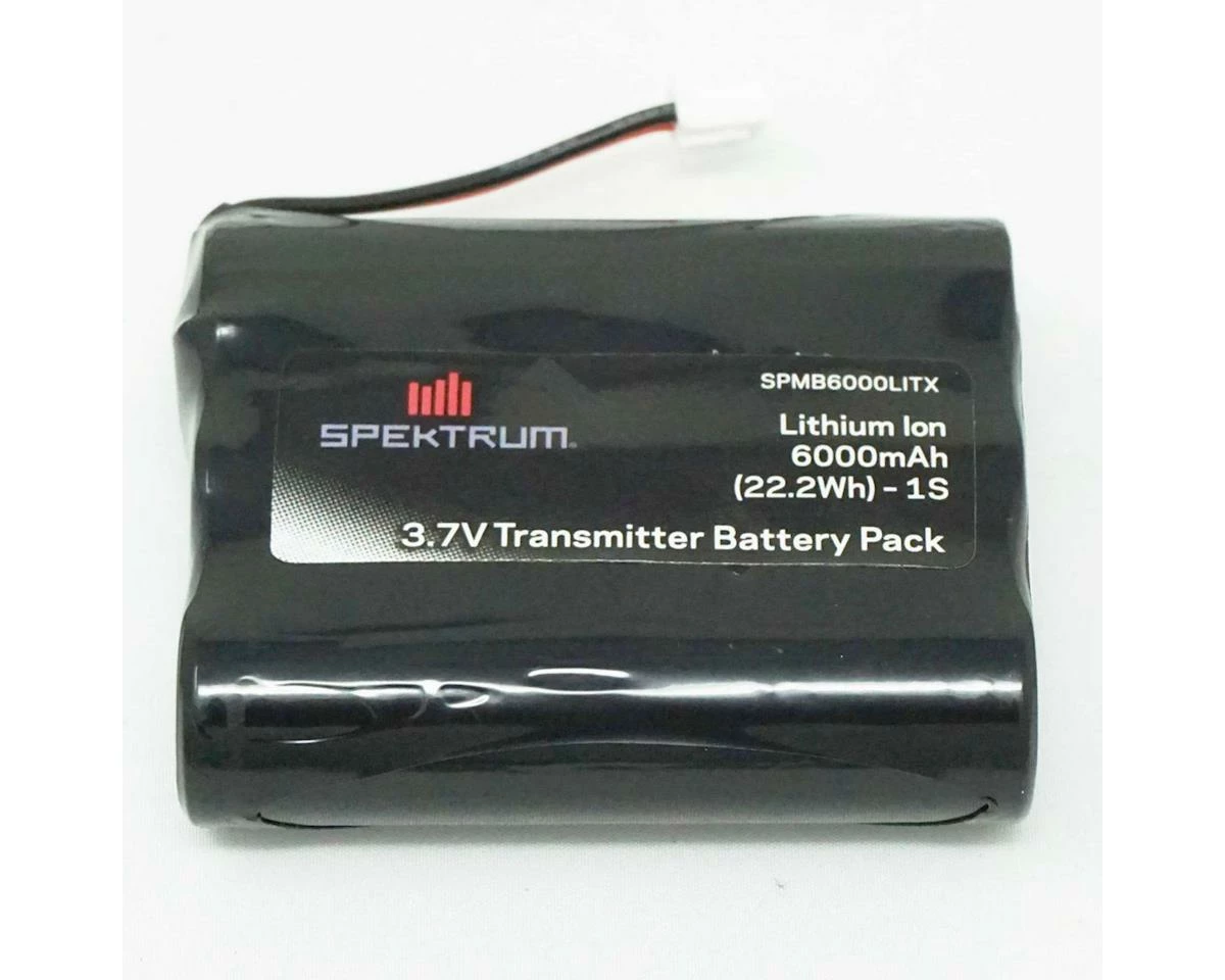 Discount π Spektrum RC iX12/NX6/NX8 1S Transmitter Battery w/XH-1S Connector (3.7V/6000mAh) βοΈ 1 Discount π Spektrum RC iX12/NX6/NX8 1S Transmitter Battery w/XH-1S Connector (3.7V/6000mAh) βοΈ