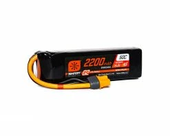 Buy 🔔 Spektrum RC 4S Smart G2 LiPo 50C Battery Pack (14.8V/2200mAh) w/IC3 Connector 🌟 -Helicopters Sales spmx224s50 2
