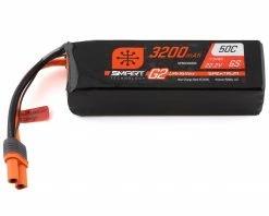 Best Sale 💯 Spektrum RC 6S Smart G2 LiPo 50C Battery Pack (22.2V/3200mAh) w/IC5 Connector 👏