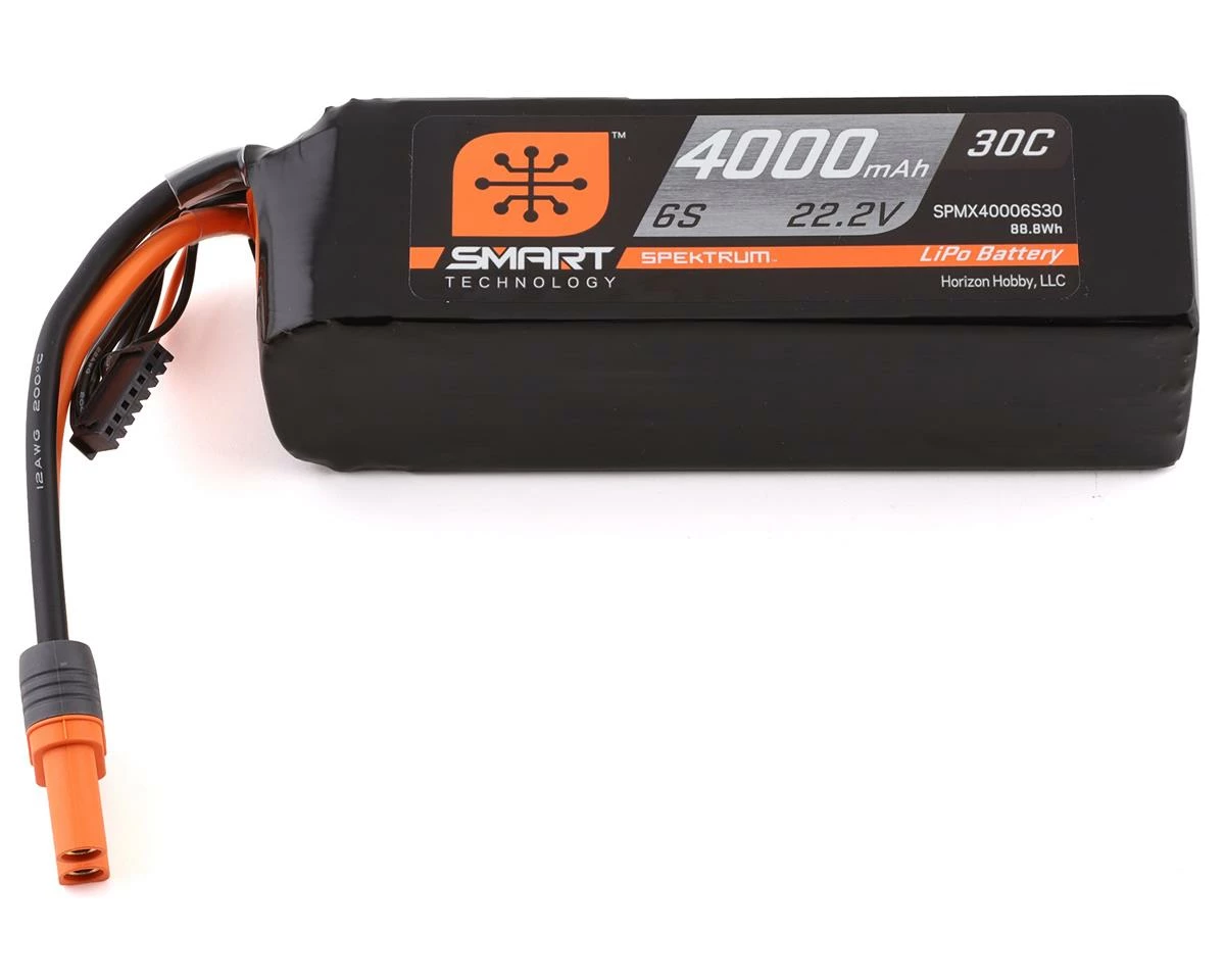 Hot Sale π₯° Spektrum RC 6S Smart LiPo Battery Pack w/IC5 Connector (22.2V/4000mAh) π 1 Hot Sale π₯° Spektrum RC 6S Smart LiPo Battery Pack w/IC5 Connector (22.2V/4000mAh) π
