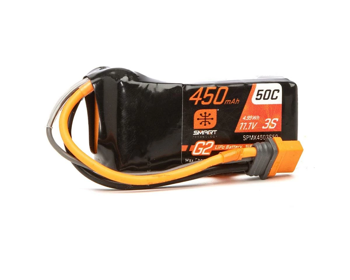 Hot Sale β¨ Spektrum RC 3S Smart G2 LiPo Battery 50C (11.1V/450mAh) w/IC2 Connector π 1 Hot Sale β¨ Spektrum RC 3S Smart G2 LiPo Battery 50C (11.1V/450mAh) w/IC2 Connector π