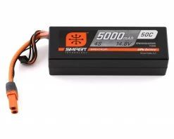 Flash Sale π Spektrum RC 4S Smart Hardcase 50C LiPo Battery w/IC5 Connector (14.8V/5000mAh) β