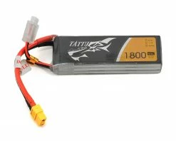 Outlet π Tattu 3S LiPo Battery 45C (11.1V/1800mAh) (JST-XH) w/XT-60 Connector π