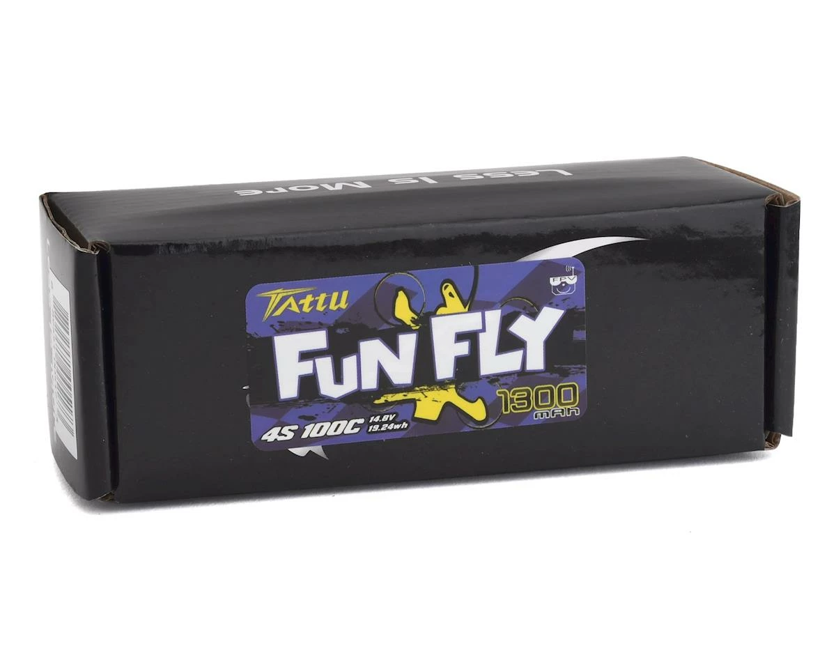 Cheapest π Tattu FunFly 4S LiPo Battery 100C (14.8V/1300mAh) (JST-XH) w/XT-60 Connector π 2 Cheapest π Tattu FunFly 4S LiPo Battery 100C (14.8V/1300mAh) (JST-XH) w/XT-60 Connector π - Image 2