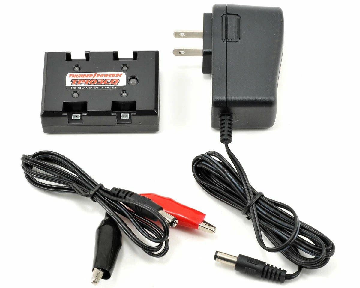 Wholesale โค๏ธ Thunder Power TP103CQ-AC/DC 1S LiPo Quad/4-Port 12V AC/DC Charger ๐ฏ 1 Wholesale โค๏ธ Thunder Power TP103CQ-AC/DC 1S LiPo Quad/4-Port 12V AC/DC Charger ๐ฏ