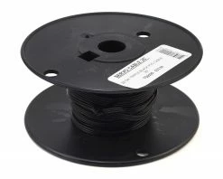 Wholesale 🎁 TQ Wire 22awg Triple Black Servo Wire Spool (Black) (25ft / 7.6m) 👏