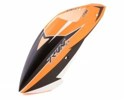 Flash Sale 💯 Tron Helicopters Tron 5.5E Canopy (Black/Orange) 🎁