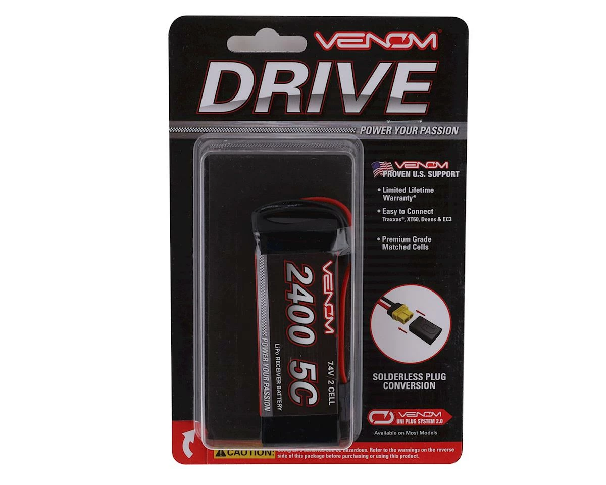 Best reviews of ๐ Venom Power 5C 2S LiPo Receiver/Transmitter Flat Battery (7.4V/2400mAh) ๐งจ 2 Best reviews of ๐ Venom Power 5C 2S LiPo Receiver/Transmitter Flat Battery (7.4V/2400mAh) ๐งจ - Image 2