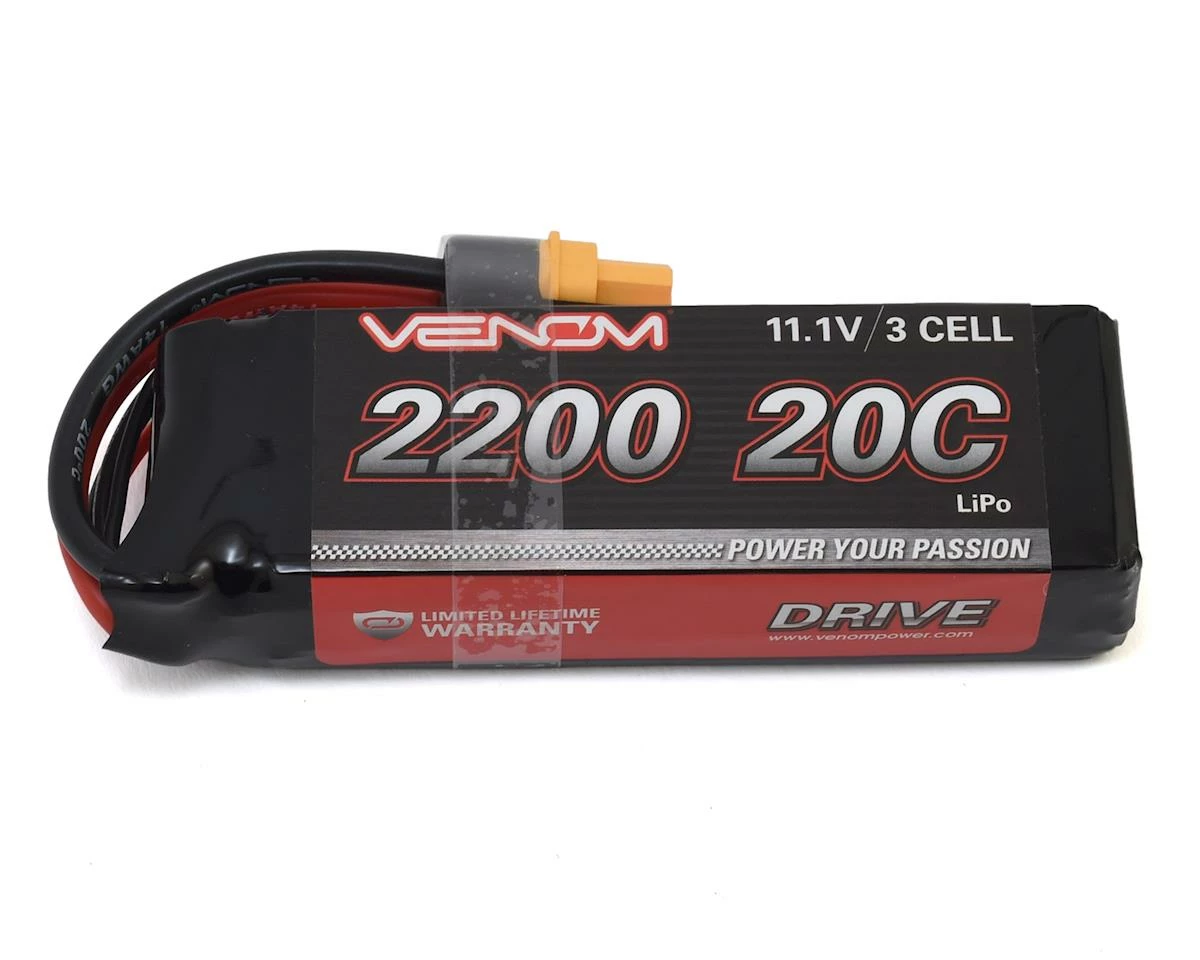 Discount 🎉 Venom Power 3S Soft Pack 20C LiPo Battery w/UNI 2.0 Connector (11.1V/2100mAh) ⭐ 1 Discount 🎉 Venom Power 3S Soft Pack 20C LiPo Battery w/UNI 2.0 Connector (11.1V/2100mAh) ⭐