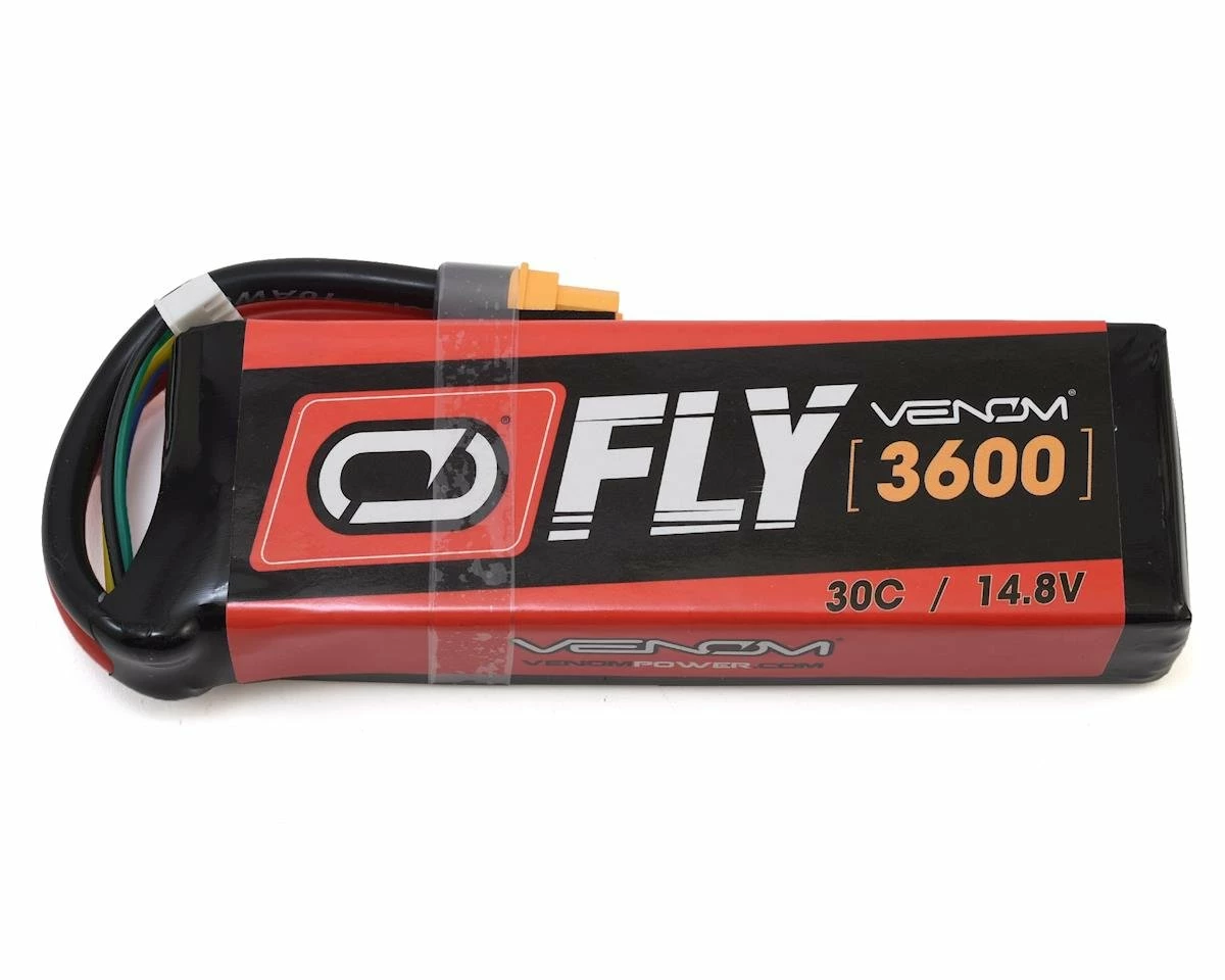 Brand new 𧨠Venom Power Fly 4S 30C LiPo Battery w/UNI 2.0 Connector (14.8V/3600mAh) π 1 Brand new 𧨠Venom Power Fly 4S 30C LiPo Battery w/UNI 2.0 Connector (14.8V/3600mAh) π