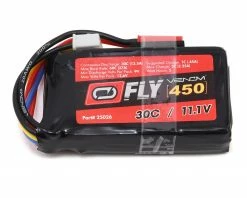 Flash Sale 😀 Venom Power Fly 3S 30C LiPo Battery (11.1V/450mAh) w/JST Connector 😍